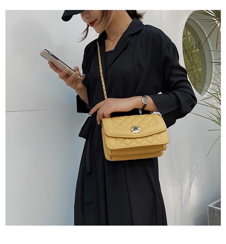 シンプルなワンショルダーチェーンバッグメッセンジャーバッグ-xinru shop