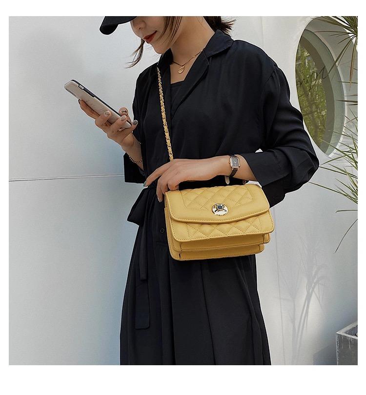 シンプルなワンショルダーチェーンバッグメッセンジャーバッグ-xinru shop