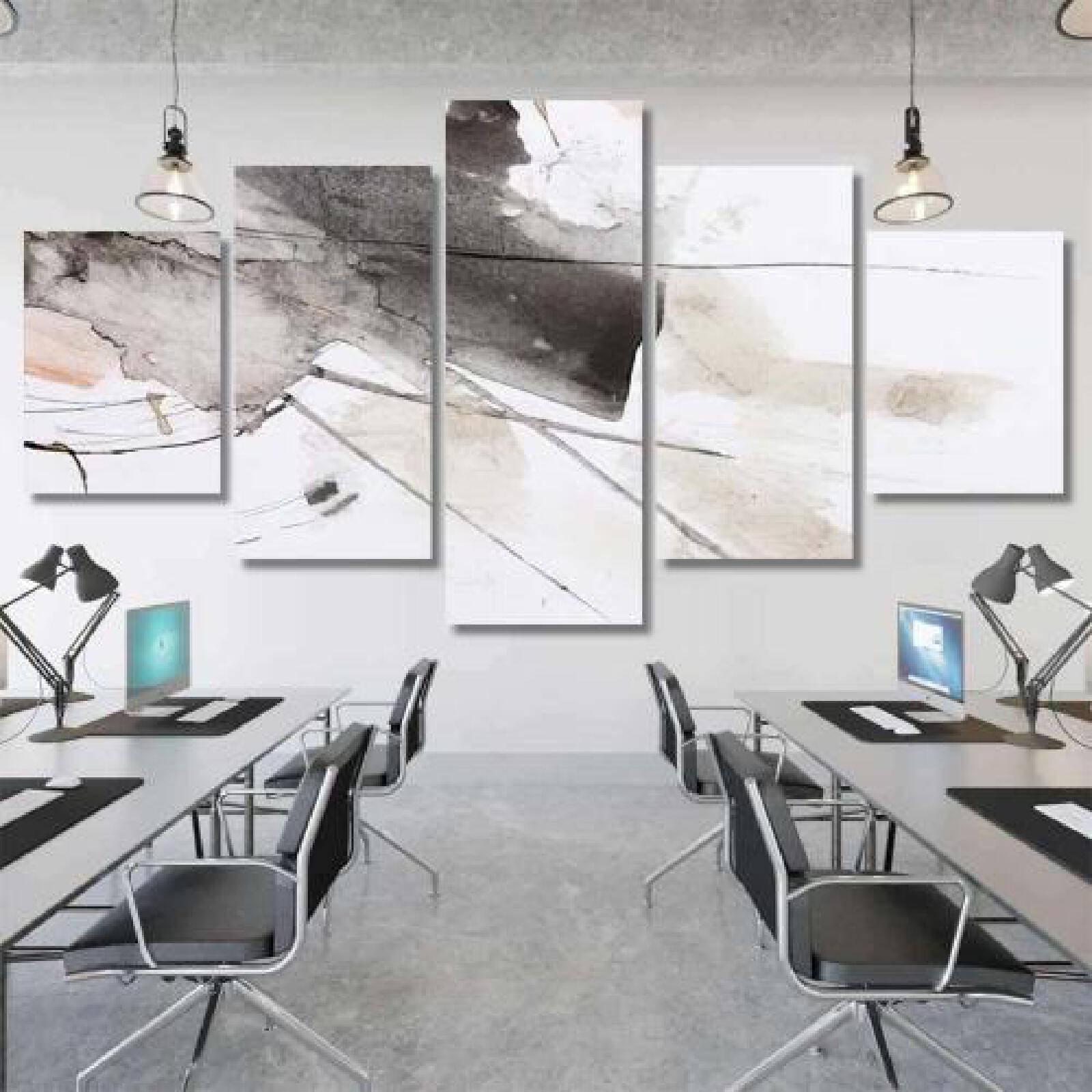 Black Red Abstract Brush Painting-xinru shop