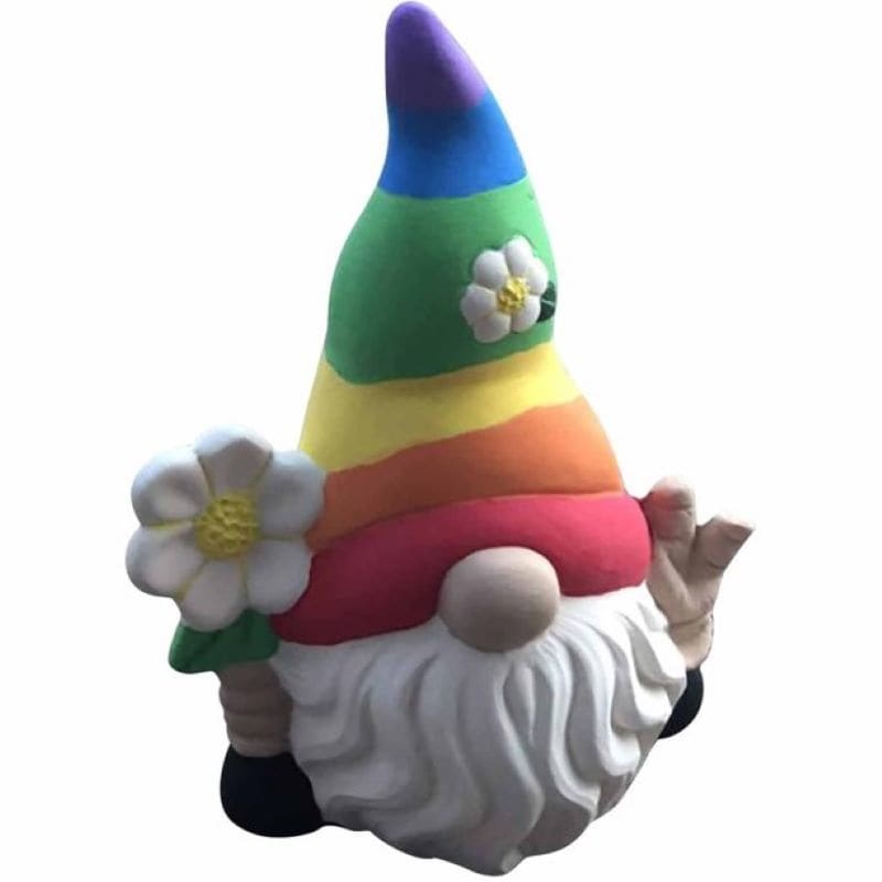 Miniature Magic Garden Gnome Resin Statue Collectible Figurines-xinru