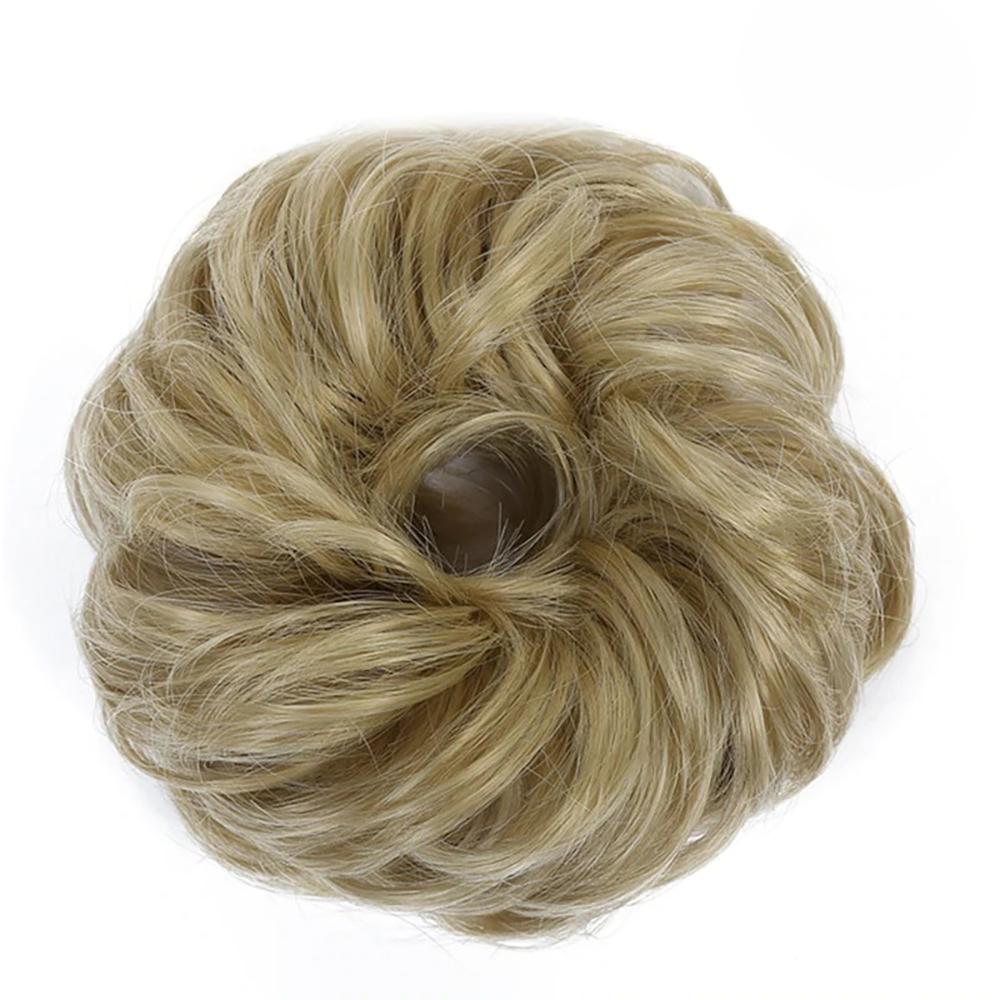 Natural Look Synthetic Messy Hair Bun Scrunchie Extension-xinru