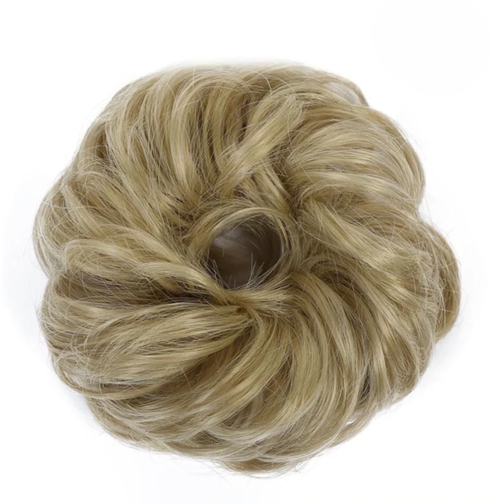Natural Look Synthetic Messy Hair Bun Scrunchie Extension-xinru