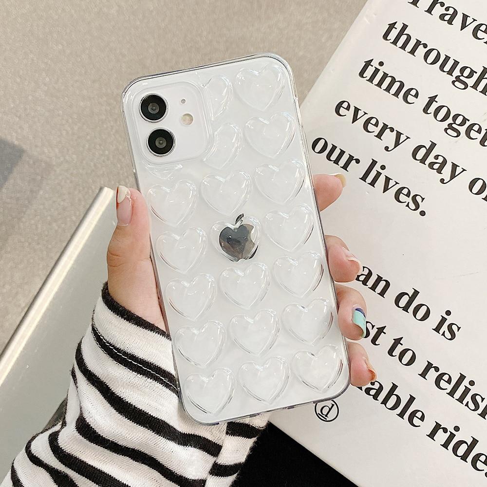 3D Love Heart Case-xinru