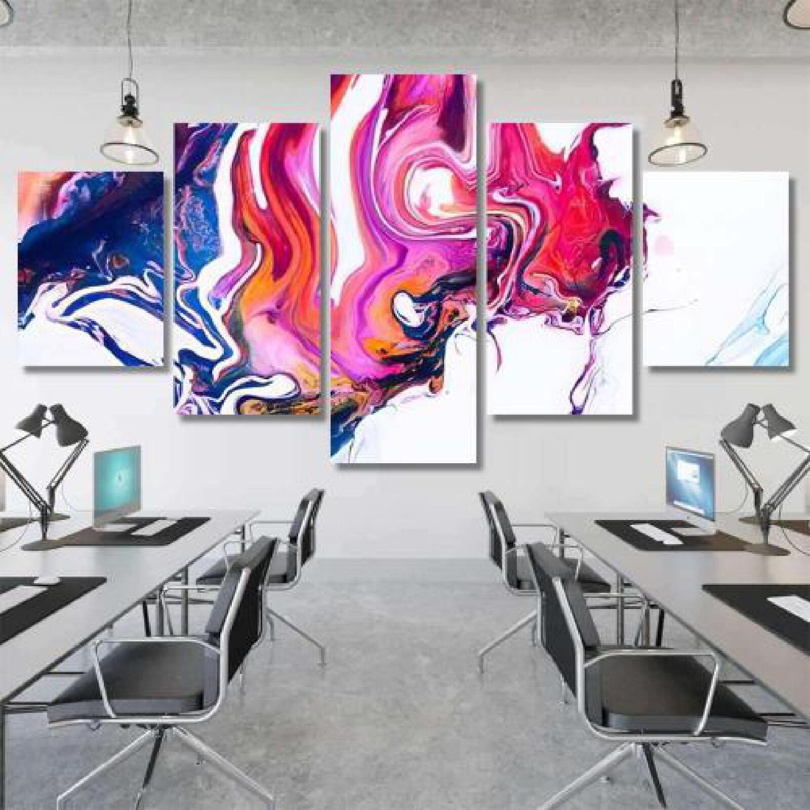 Creative Abstract Hand Painted-xinru shop