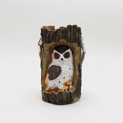 Solar Owl Garden Decorations LED Waterproof Hanging Lanterns-xinru