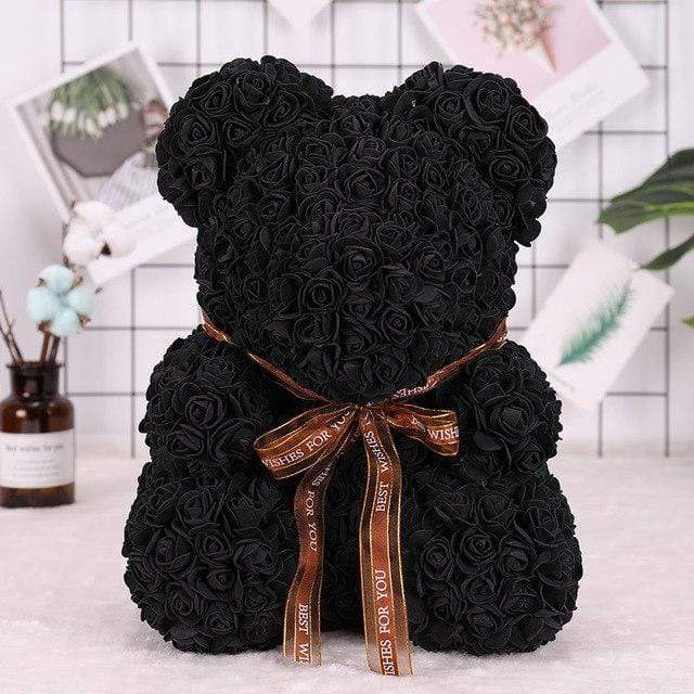 Luxury Rose Bear With Gift Box 25cm-xinru shop