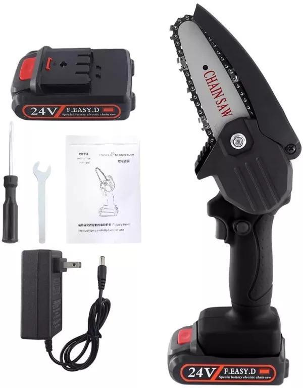 4 Inch Cordless Hand-Held Mini Electric Chainsaw-xinru