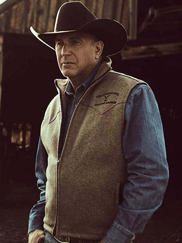 Yellowstone Dutton Ranch Vest Bomber Jacket-xinru shop