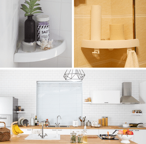Corner Storage Holder Shelves For Bathroom  Kitchen-xinru