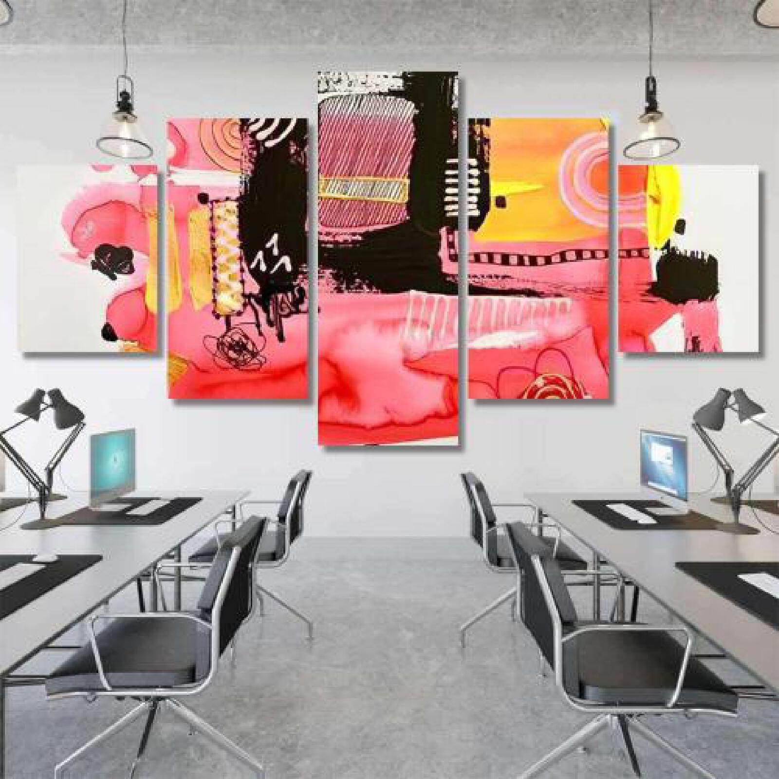 Abstract Art Watercolor Painting Composition-xinru shop