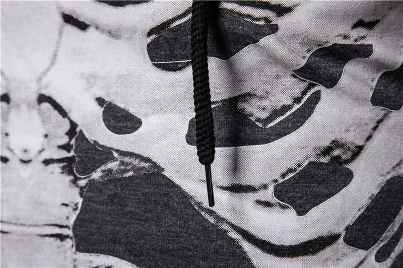 Skull X-Ray Ninja Hoodie-xinru