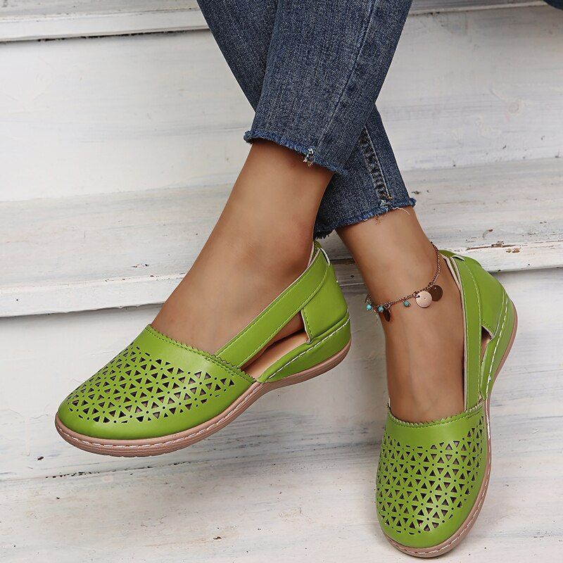 Soft Sole Wedges Orthopedic Hollow Out Bunion Correction Sandals-xinru shop