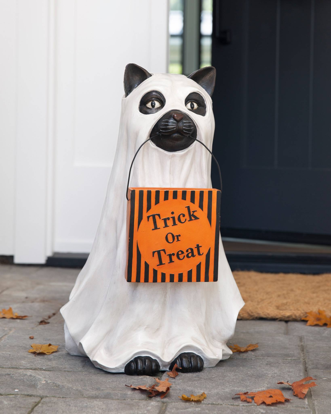 Outdoor Life-Size Ghost Dog Candy Bowl-xinru