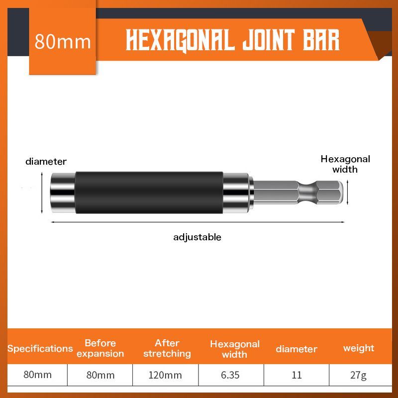Telescopic Hexagonal Joint Bar-xinru