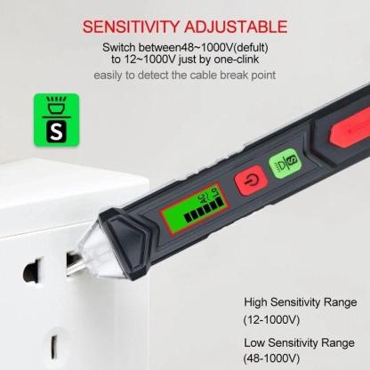 12V/48V-1000V Non-Contact Sensitive AC Voltage Test Pen-xinru