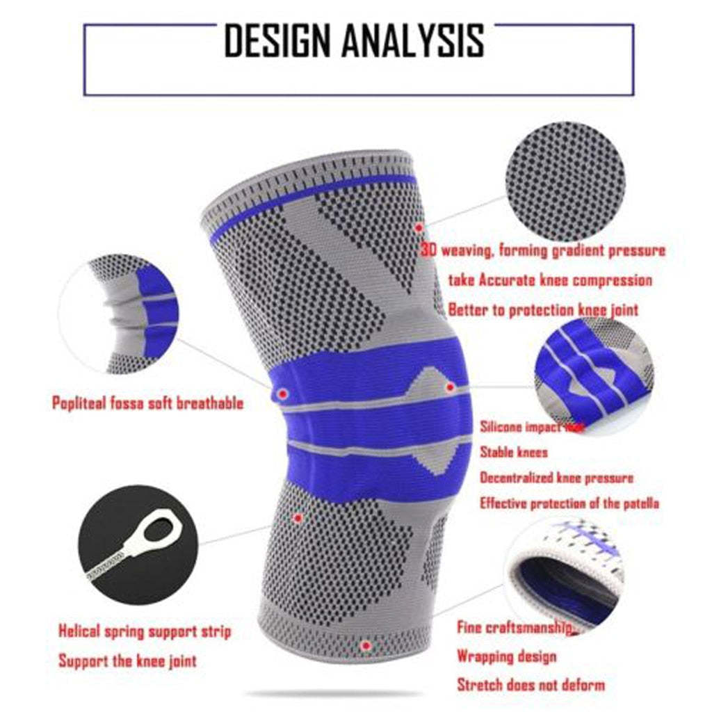 Knee Brace Compression Sleeve Support For Joint Pain Relief-xinru