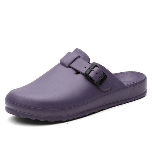 Arch-Support Mules Slip On Backless Slippers-xinru shop