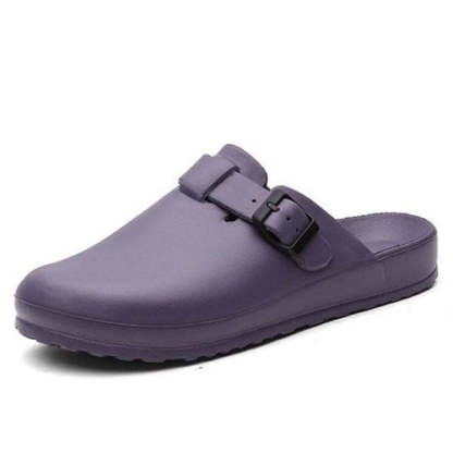 Arch-Support Mules Slip On Backless Slippers-xinru shop