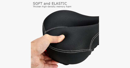 Comfortable Soft Breathable Men WomenMemory Cotton  Bike Seat-xinru