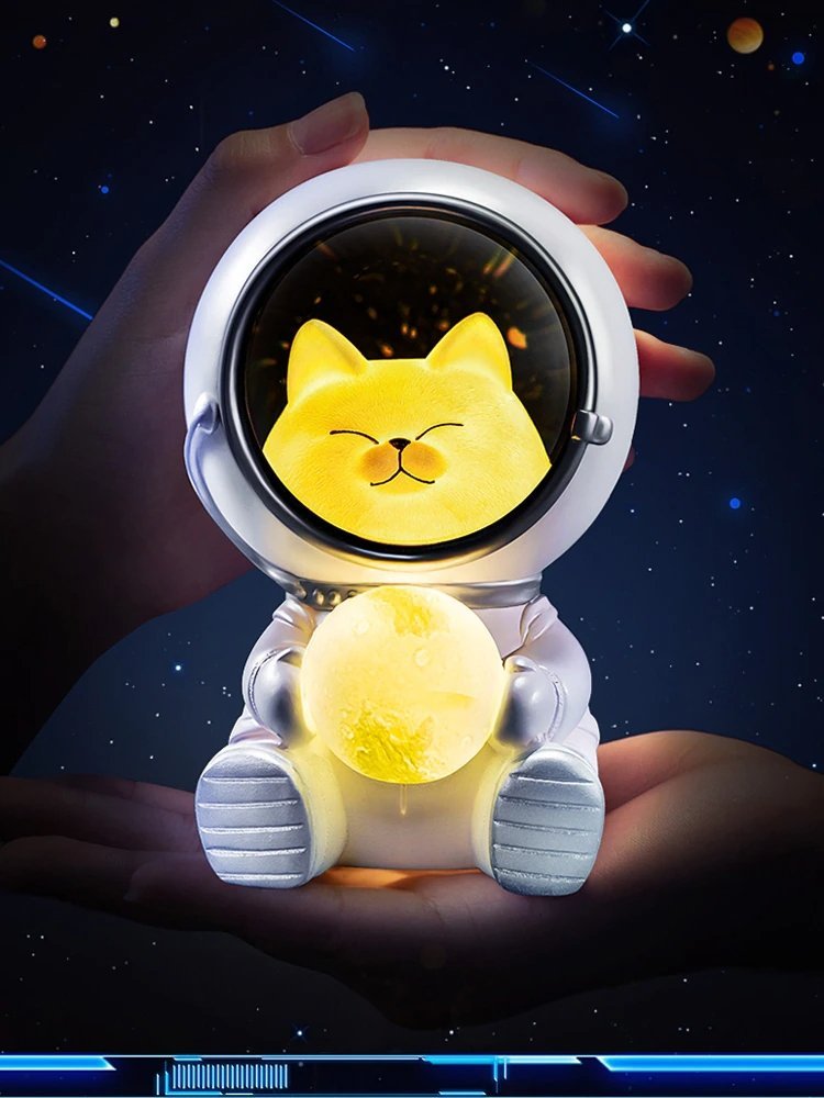 Pet Astronaut LED Moon Lamp Night Lights-xinru