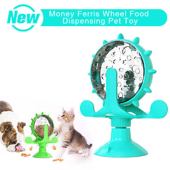 Ferris Wheel Food Dispensing Pet Toy-xinru