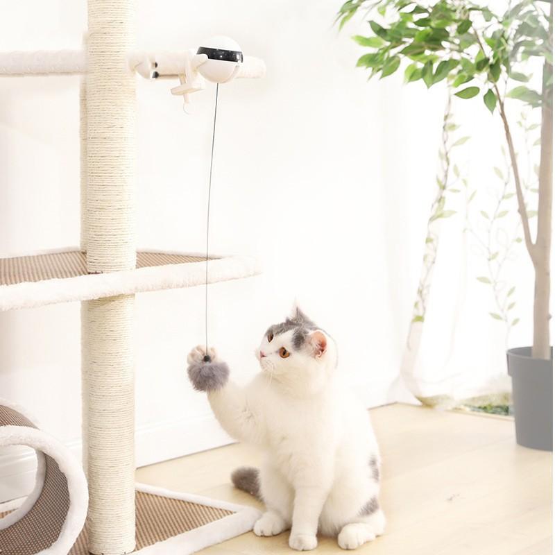 Cat Teaser Toy Electronic Lifting Ball Motion Activated Interactive Cat Toys-xinru