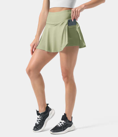 Women's Athletic High Waisted Tennis Skirts With Pockets-xinru shop