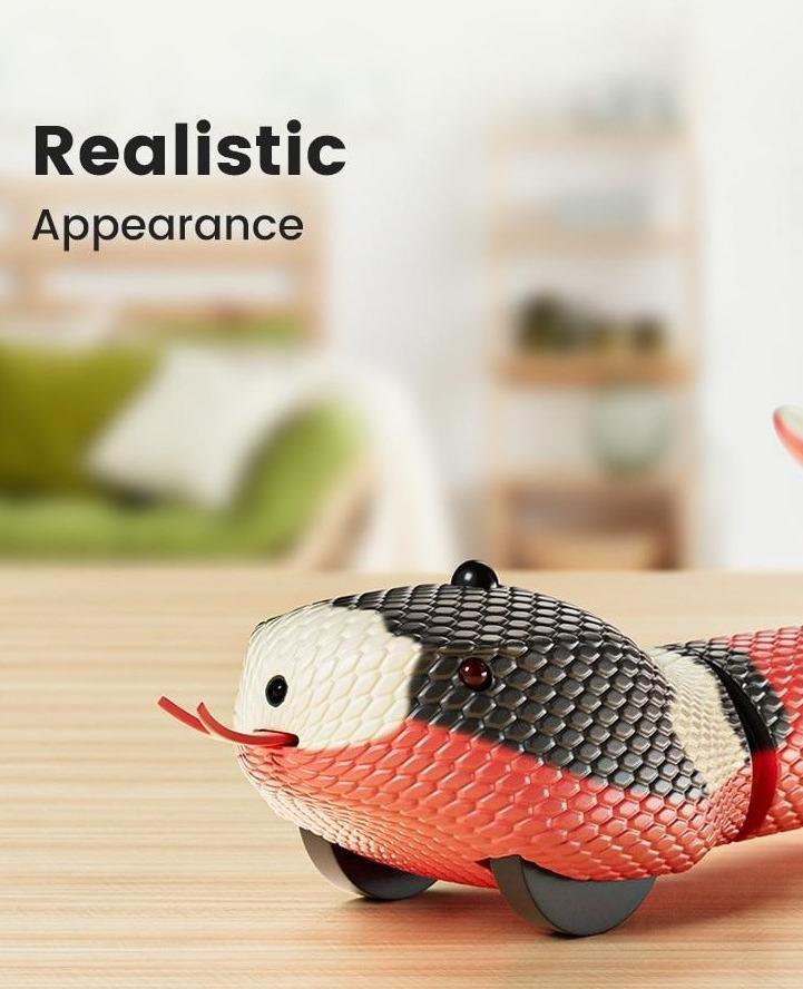 Smart Sensor Interactive Snake Toy For Cats-xinru