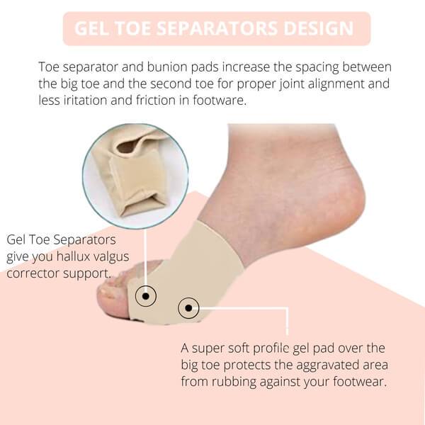 Orthopedic Toe Bunion Corrector Toe Separator Free Splitter-xinru shop