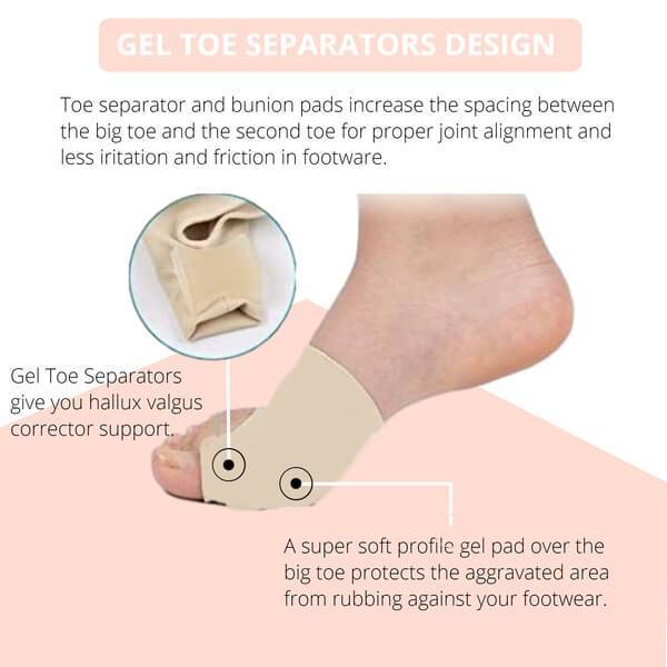 Orthopedic Toe Bunion Corrector Toe Separator Free Splitter-xinru shop