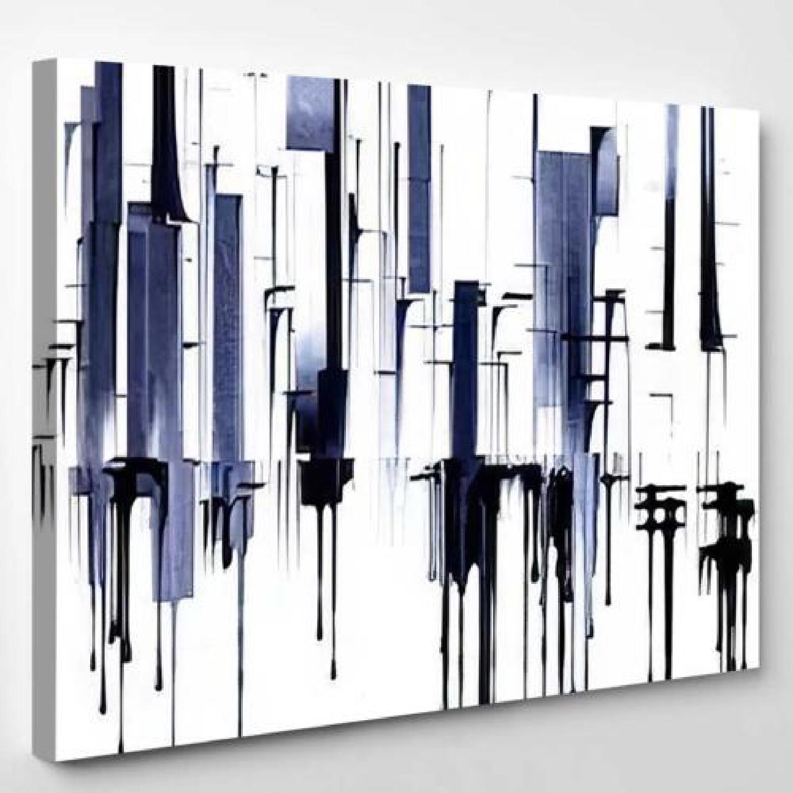 Cityscape Done 1950S Art Inspired Style-xinru shop