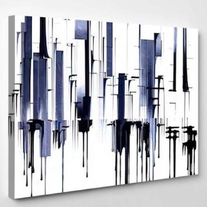 Cityscape Done 1950S Art Inspired Style-xinru shop