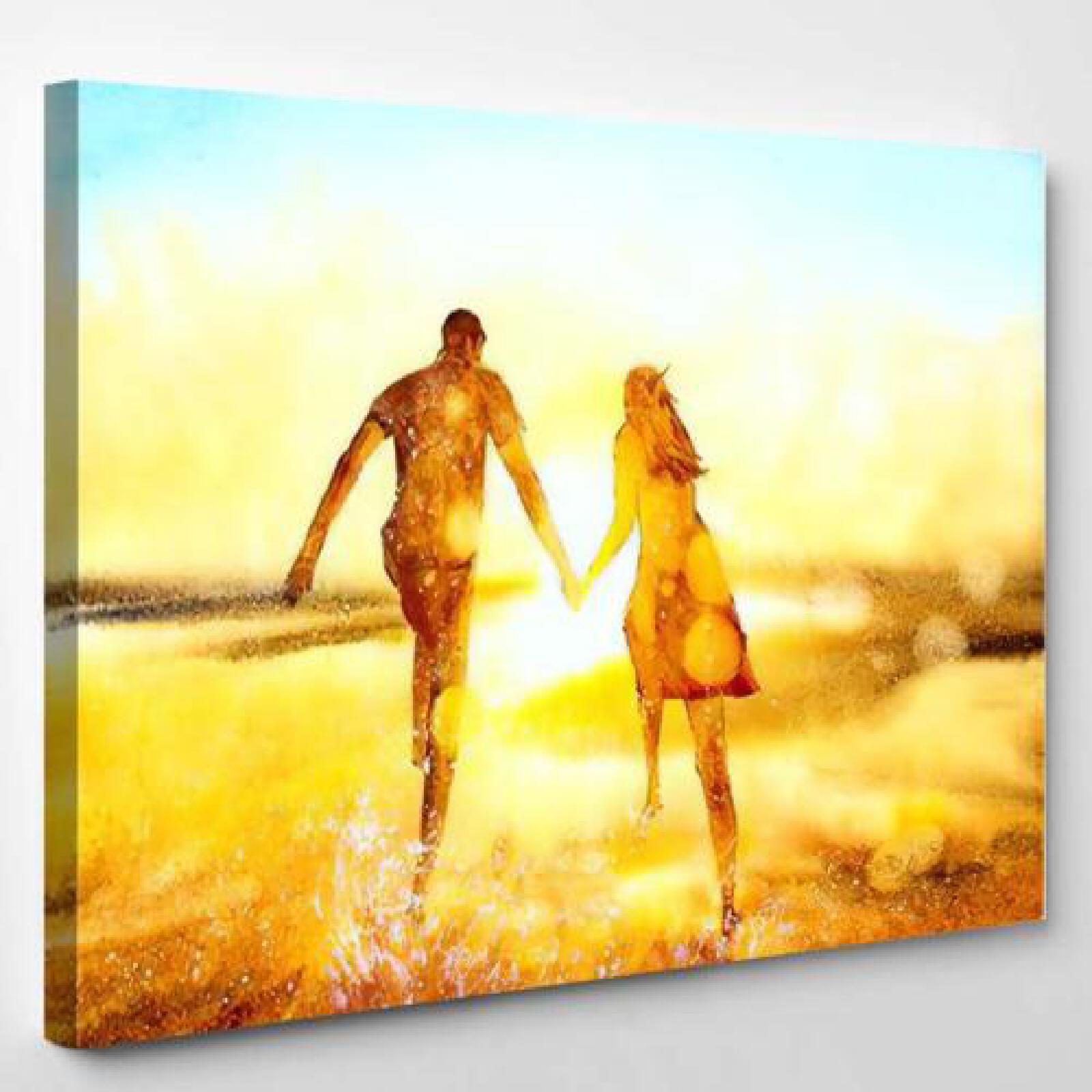 Watercolor Painting Couple-xinru shop