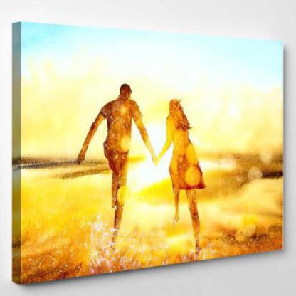Watercolor Painting Couple-xinru shop