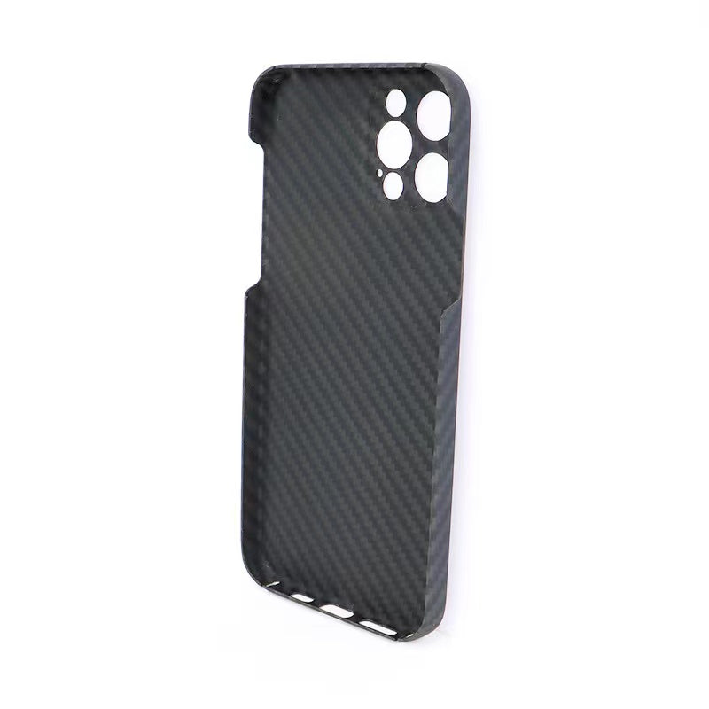 Carbon Fiber Fine Hole Hard Cover Case for iPhone-xinru shop