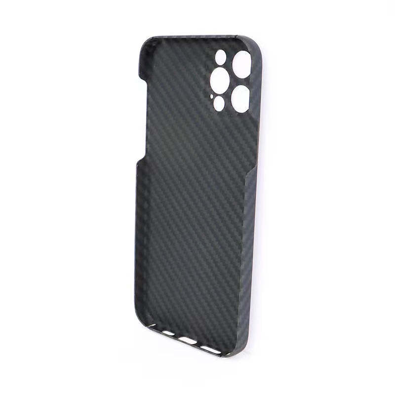Carbon Fiber Fine Hole Hard Cover Case for iPhone-xinru shop