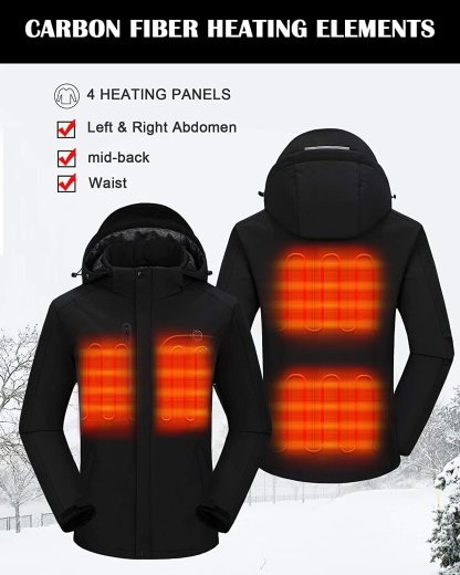 Men's Heated Jacket with Battery Pack 5V-xinru shop