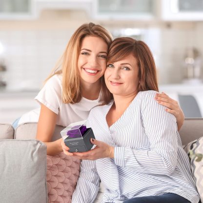 Mother's Day Gift Rose I Love You Necklace In 100 Languages-xinru