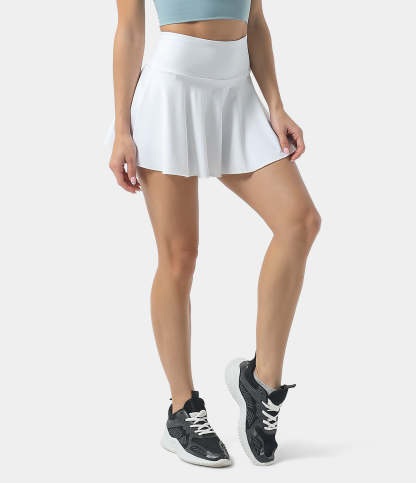 Women's Athletic High Waisted Tennis Skirts With Pockets-xinru shop