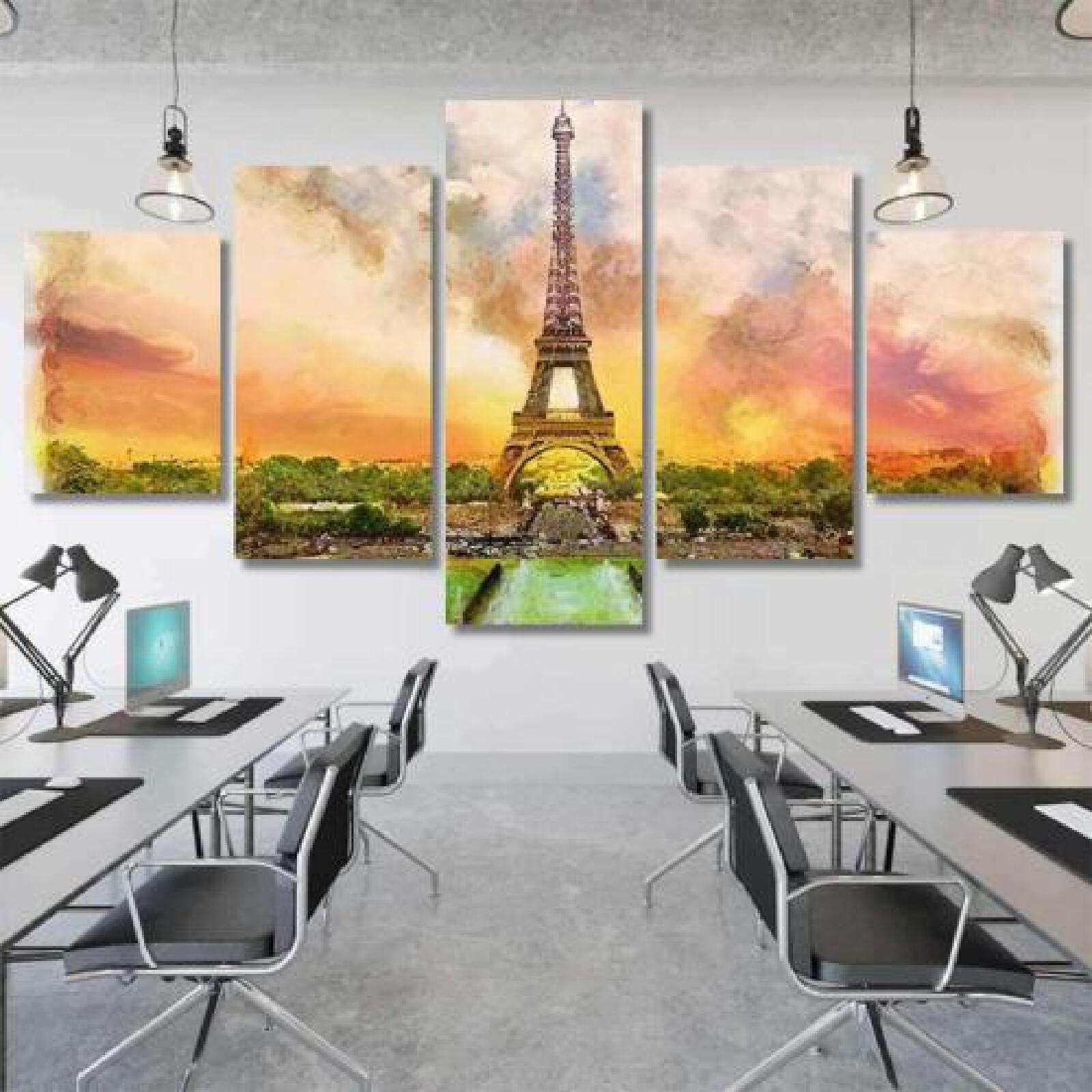 Watercolor Painting Eiffel Tower Paris France-xinru shop