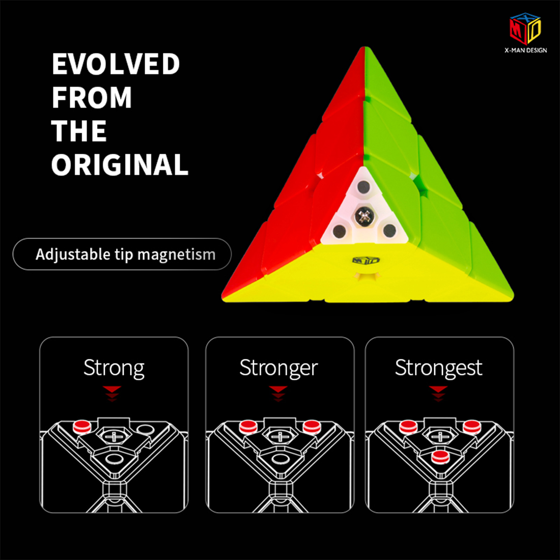 QiYi X-Man Bell Pyraminx V2 M-xinru shop