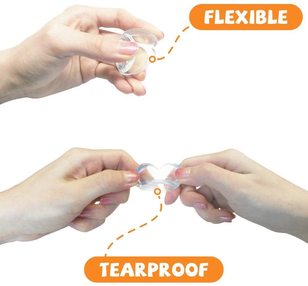 Baby Safety Desk Corner Protection Silicone Safety Mat Transparent Ball-xinru