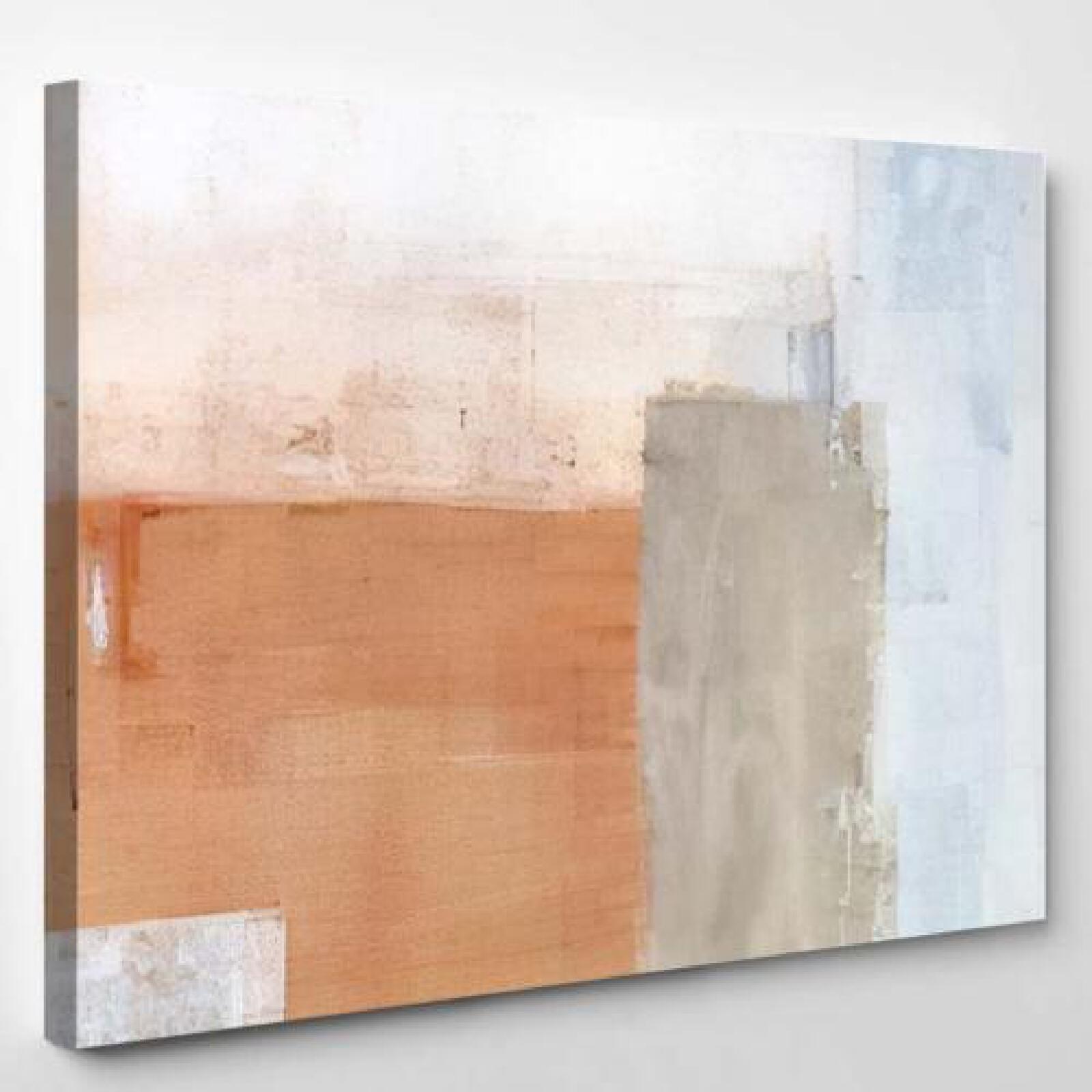 Brown Grey Abstract Art-xinru shop
