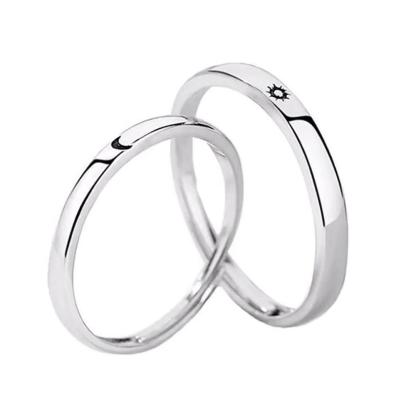 Adjustable Sun And Moon Promise Ring-xinru