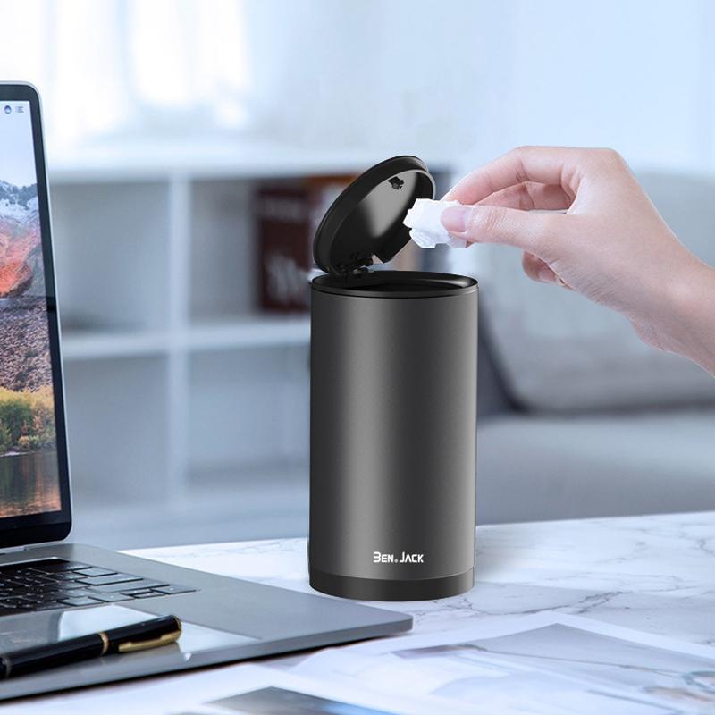 Car Trash Bin Alloy Garbage Can-xinru