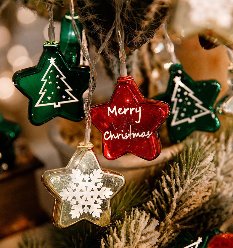 Holiday Party Christmas Decorative Metal Ball String Light-xinru