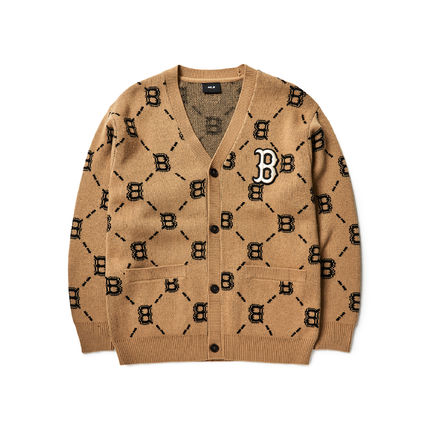 ★MLB★人気★送料込み★人気★DIA MONOGRAM CARDIGAN 3AKTM0214-xinru shop