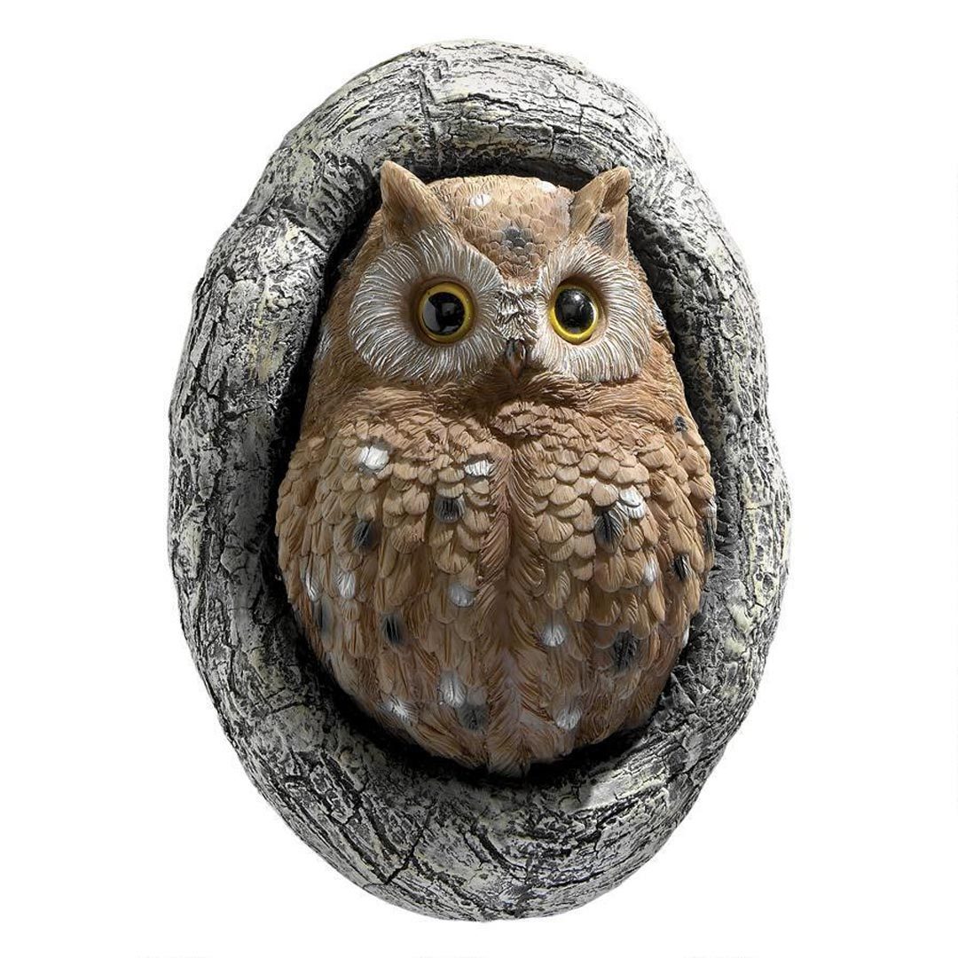 Octavius Knothole Owl Tree Statue-xinru