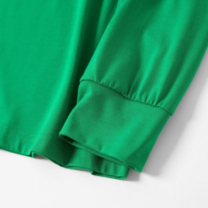 Plus Size Christmas Gnomes and Letter Print Green Family Matching Long-sleeve Pajamas Sets-xinru shop