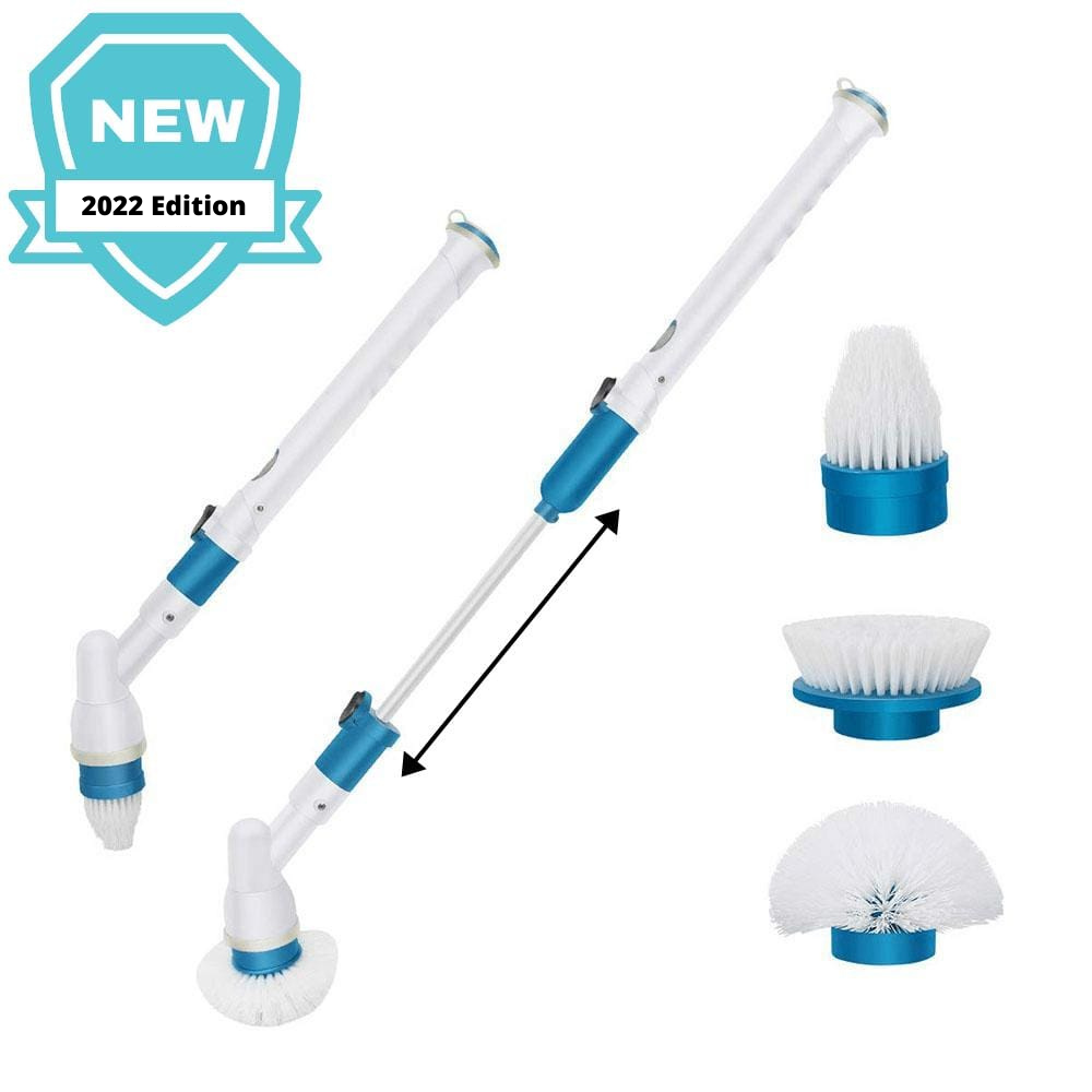 Electric Power Cleaning Scrubber With Extension Handle-xinru